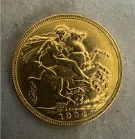 Goldmünze Sovereign Edward vii 1904 Düsseldorf - Derendorf Vorschau