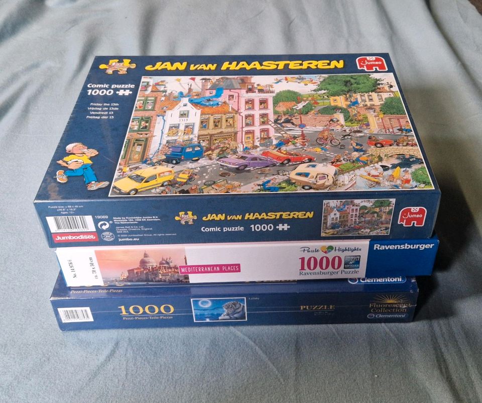 3 Puzzle 1000 Teile NEU in Berlin