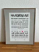 Kunstdruck Hausordnung Hochzeitsgeschenk Nordrhein-Westfalen - Troisdorf Vorschau