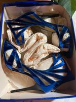 NEU! Jimmy Choo Highheels Electric Blue H&M Stiletto. Metallic Harburg - Hamburg Marmstorf Vorschau