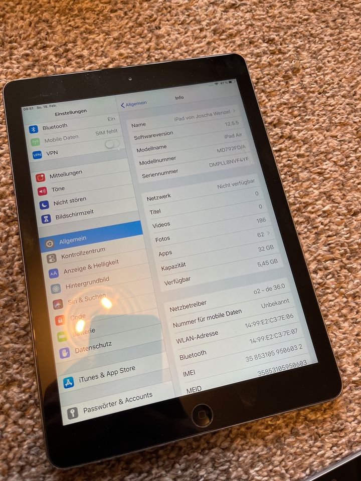 iPad Air (Cellular) Top Zustand in Berlin