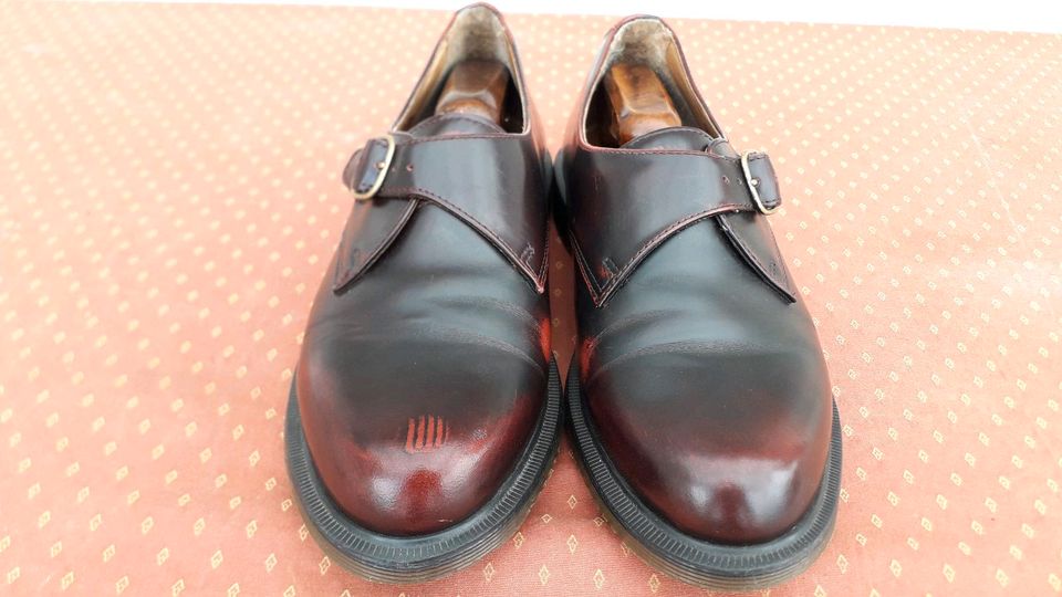 Top Zustand Dr Martens Lorne Unisex Monkstrap Lederschuhe Gr. 41 in Marklohe