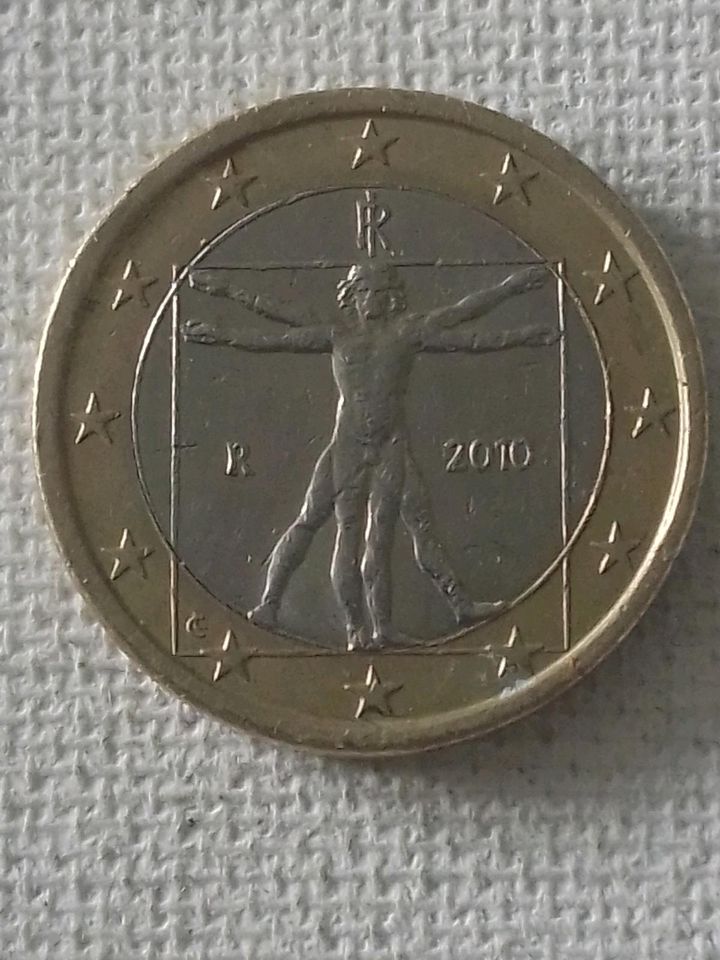 1€ Münzen Leonardo da Vinci 6 Stück in Essen