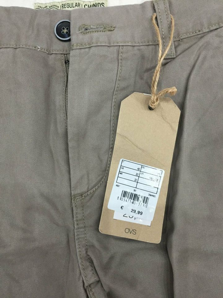 OVS Chino Hose beige Gr. 46 Regular NEU mit Etikett in Bopfingen