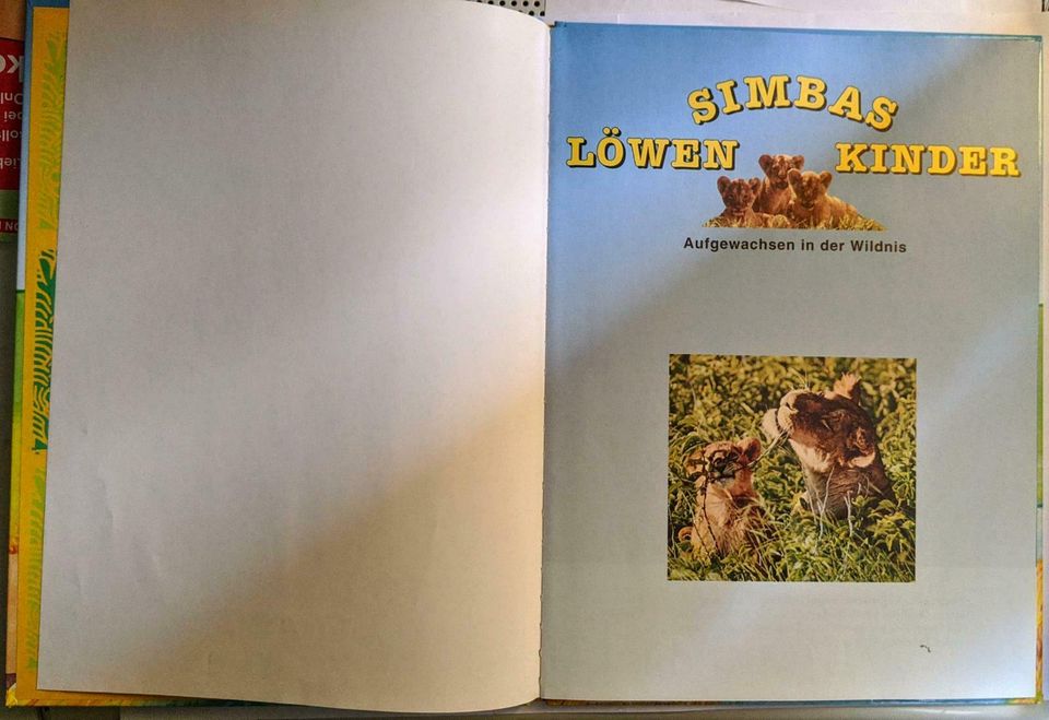 "Simbas Löwenkinder" Aufgewachsen in der Wildnis ISBN 3700402597 in Langenfeld Eifel
