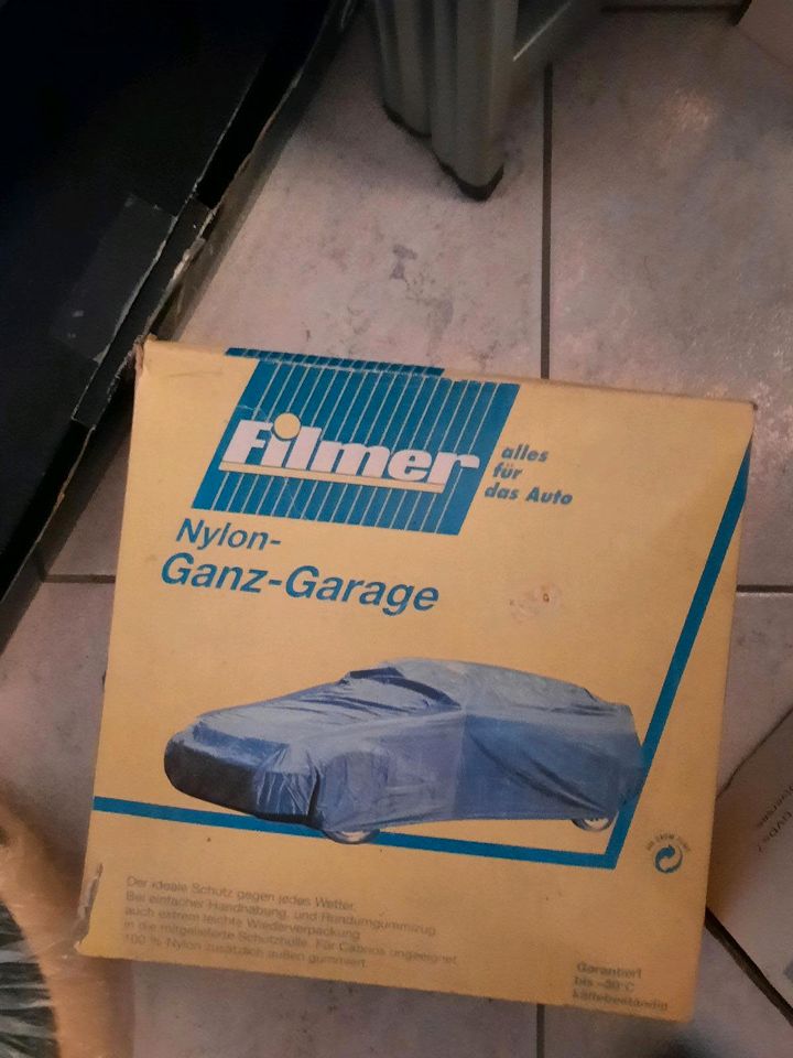 Nylon Wintergarage Ganzgarage blau für PKW in Dexheim