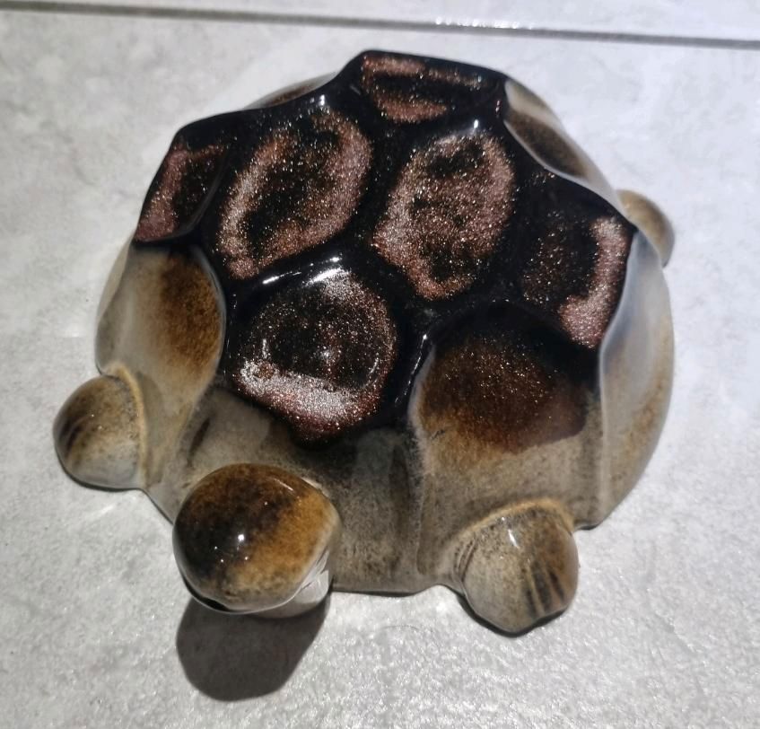 Keramik Schildkröte Aschenbecher, alt in Sudwalde