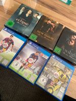 3 Dvds und 3 ps4 spiele für 3€ fifa, twilight PlayStation Thüringen - Worbis Vorschau