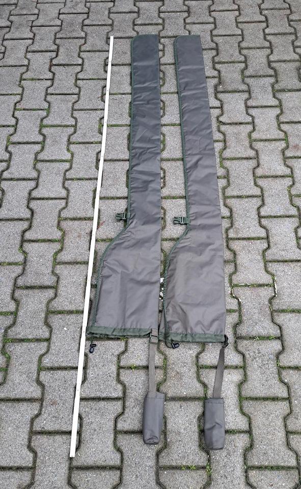 2× Thinking Anglers Olive Single Rod Sleeve (Adjustable) NEU Carp in Bad Bentheim