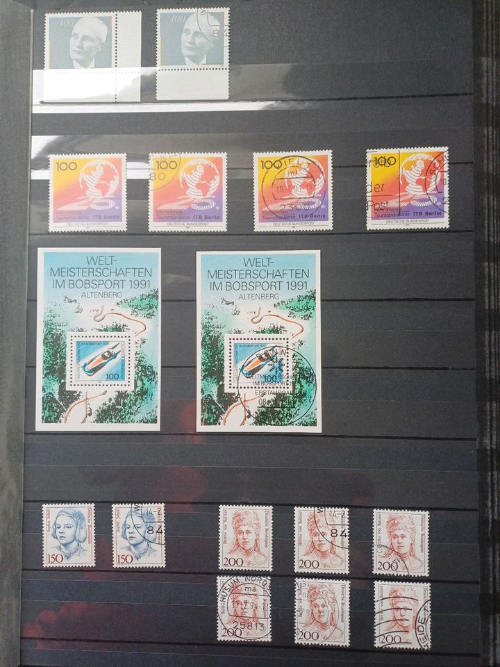 Briefmarkensammlung BRD bis 1999; 15 Alben; Top in Braunschweig