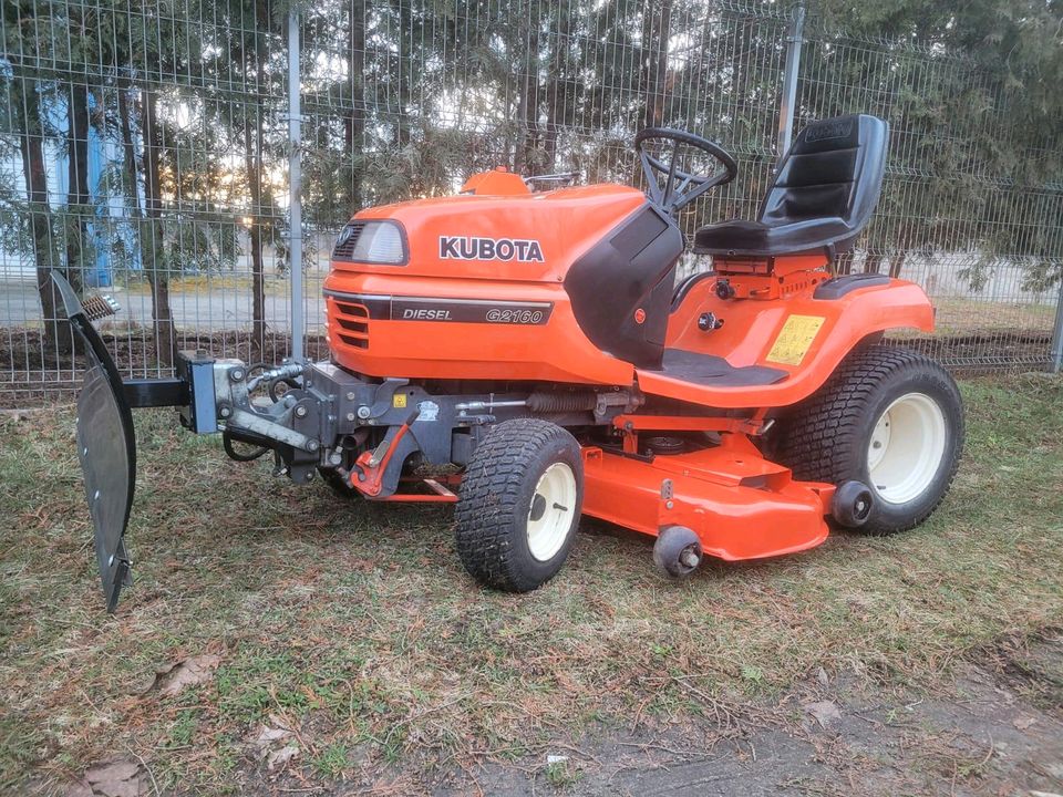 Rasentraktor aufsitzmäher Kubota G2160 diesel. Lieferung frei!!! in Görlitz