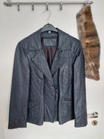 BONITA Damen Lederjacke Leder Jacke Gr. 46 blau Nordrhein-Westfalen - Herne Vorschau