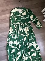 Langes Kleid von Zara aus Baumwolle grün Creme Nordrhein-Westfalen - Grevenbroich Vorschau
