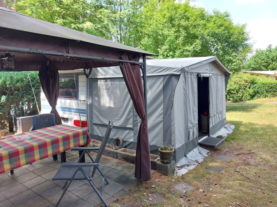 Dauercampingplatz in der Südheide ( Kreutzen bei Munster ) in Drochtersen