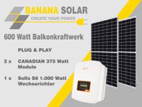 600 Watt Mini Solar / Balkonkraftwerk / PV Anlage Plug&Play Nordrhein-Westfalen - Grevenbroich Vorschau