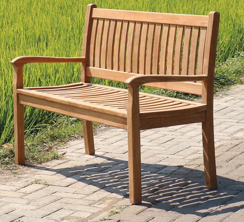 Gartenbank Beaufort Teakholz -Outdoor - Teak Bank Sitzbank 200 cm in Neuss