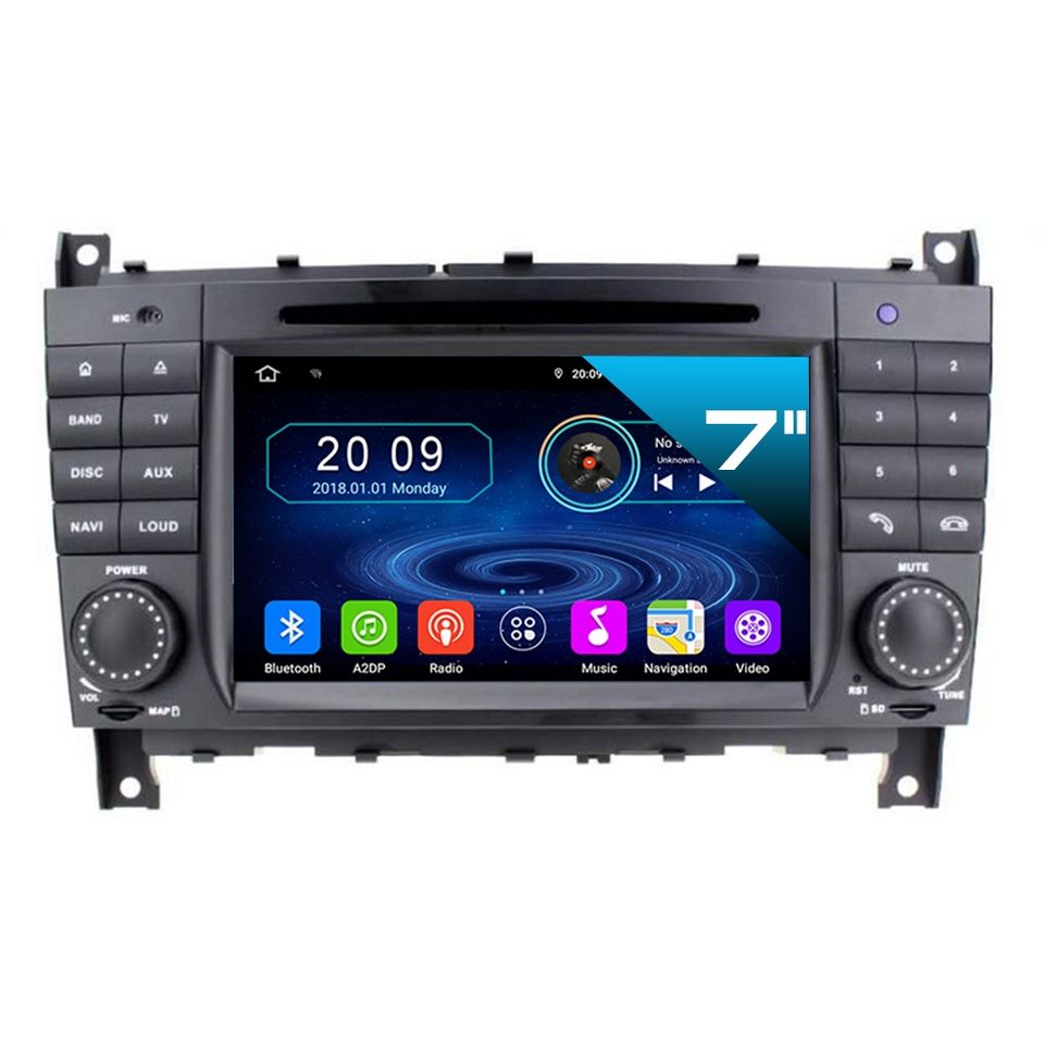 7" Touchscreen Android Autoradio GPS Navi CarPlay für Mercedes Be in Neuss