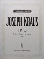 Joseph Martin Kraus Klavier-Trio D-Dur 1787 Noten Breitkopf 6314 München - Untergiesing-Harlaching Vorschau