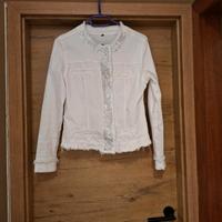 Damen Strech-Jeans Jacke Gr.L weiß Wuppertal - Cronenberg Vorschau