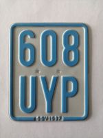 Moped Mofa Roller Nummernschild Kennzeichen 608 UYP 1997 Sammler Bayern - Peiting Vorschau