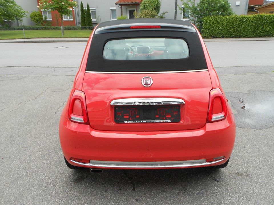 Fiat 500C Lounge 1,2 69PS Dolcevita Klima Cabrio in Kolbermoor