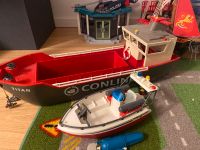 Playmobil Boote Conlines Frachtschift Fire 4512 mit Antrieb Berlin - Niederschönhausen Vorschau