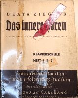 "Das innere Hören -Heft 1" - Historische Klaviernoten (66 Seiten) Bayern - Lindau Vorschau