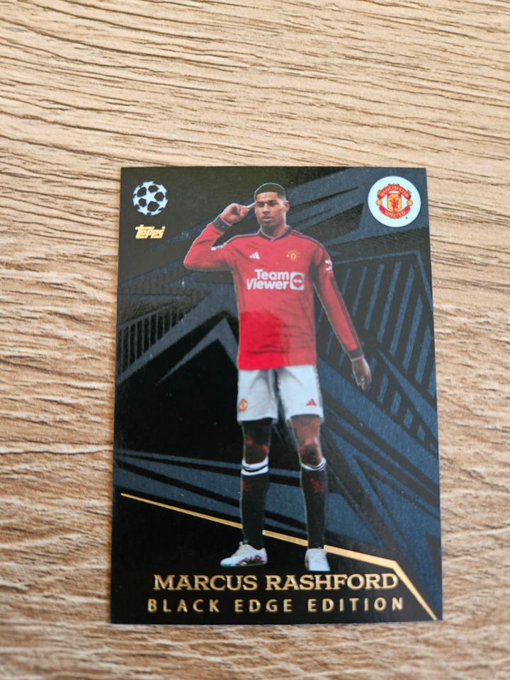 Topps Match Attax Marcus Rashford Black Edge in Unterschleißheim