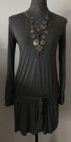 Kleid | Mexx | Gr.S | grau | m. Gürtel & Statementkette | silbern Hessen - Riedstadt Vorschau