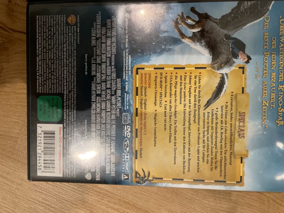 Harry Potter DVD Achtung überall nur disk 2 vorhanden in Großkarolinenfeld