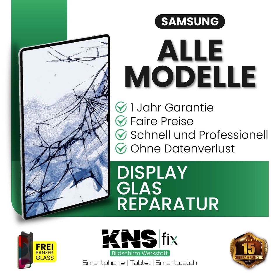 ♻️ ✅ DİSPLAY LCD FRONTGLAS HANDY REPERATUR ➡️➡️ iPHONE SAMSUNG XIAOMI HUAWEI  AKKU HINTERE KAMERA RÜCKDECKEL BACKCOVER iphone x 11 12 13 14 pro max samsung s 20 21 22 23 note 10 20 in Solingen