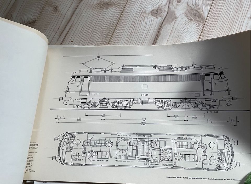 Baupläne/ Skizzen/ Zeichnung/ Bilder Lokomotiven Eisenbahn in Bad Muskau