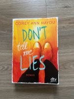 Buch Don‘t tell me lies Neu Bayern - Postbauer-Heng Vorschau