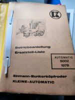 Betriebsanleitung/Ersatzteilliste Kleine-Automatic Bayern - Birkenfeld b. Marktheidenfeld Vorschau