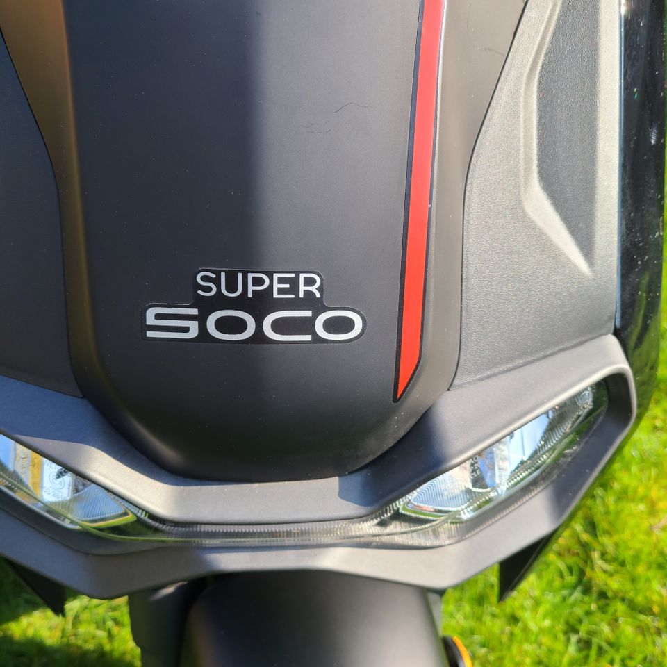 Super Soco CPX L3e, schwarz -nur 670km gelaufen- in Seevetal