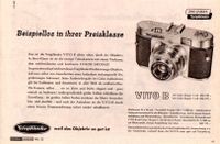 Voigtländer Vito B Werbung Reklame Vintage-Deko 50er Jahre Baden-Württemberg - Steinen Vorschau