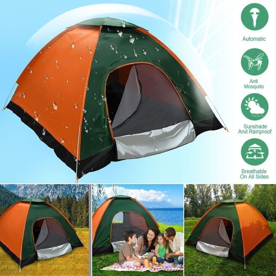 Campingzelt 3-4 Personen Campingzelt Zelt für Camping Festival in Berlin