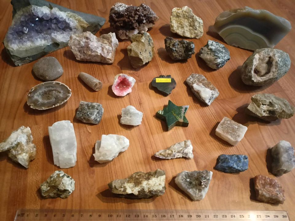 Große Edelsteinsammlung Mineralien Konvolut in Saalfeld (Saale)