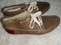 Bootsschuhe Mokassin Gr. 41 beige braun Kreis Ostholstein - Bad Schwartau Vorschau