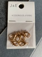 Hummerverschluss Karabiner für Schmuck goldfarbig Nordrhein-Westfalen - Mönchengladbach Vorschau