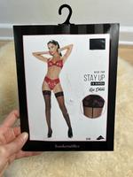 NEU sexy schwarze Strümpfe "lips" mit Naht Gr. S/M Hunkemöller Berlin - Reinickendorf Vorschau