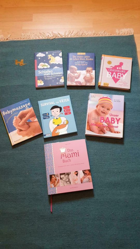 Bücher Schwangerschaft Baby Väter Mami Schlafen 7Stück 20ink Vers in Großrinderfeld