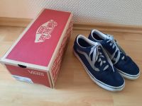 Vans Old Skool, Velour/Stoff, blau-grau, Gr. 37 Nordrhein-Westfalen - Rheinbach Vorschau