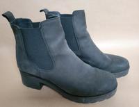 Chelsea Boots schwarz | Schuhe Gr. 40 | Marke Cox | Echtleder Hannover - Vahrenwald-List Vorschau