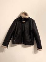 NA-KD Piloten (Kunst)Lederjacke mit Fell Bayern - Freilassing Vorschau