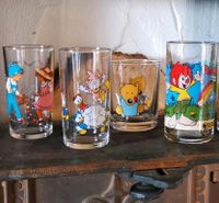 Vintage Gläser France Reims Kinder Disney Pumuckl Wolf Meer Bayern - Weidenberg Vorschau