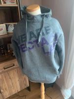Smog Kapuzenpulli Gr. S grau mit Aufdruck lila Berlin - Pankow Vorschau