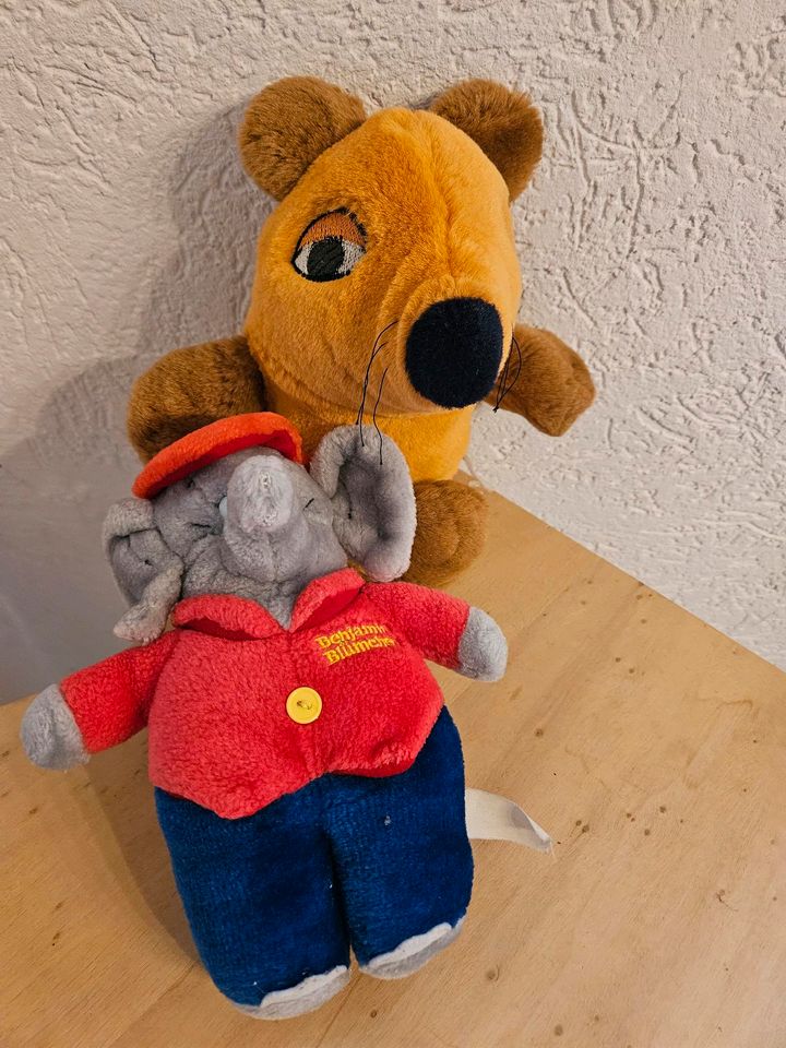 Plüschtiere  ... Die Maus und Benjamin Blümchen in Ottenhofen