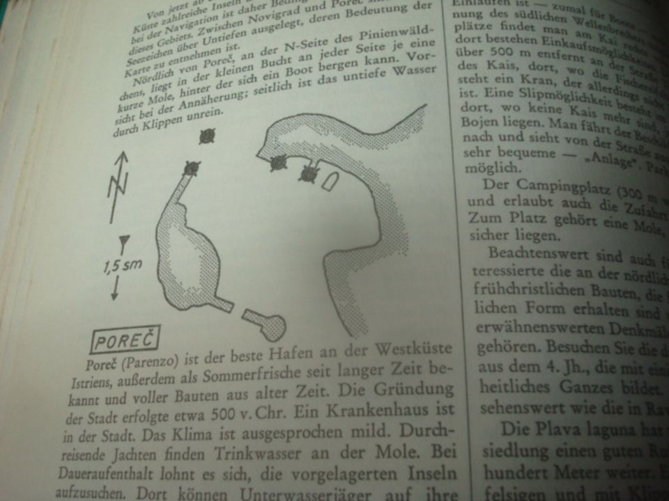 Bootsführer Handbuch Sportschiffer - Jugoslawische Küste 1974 in Velbert