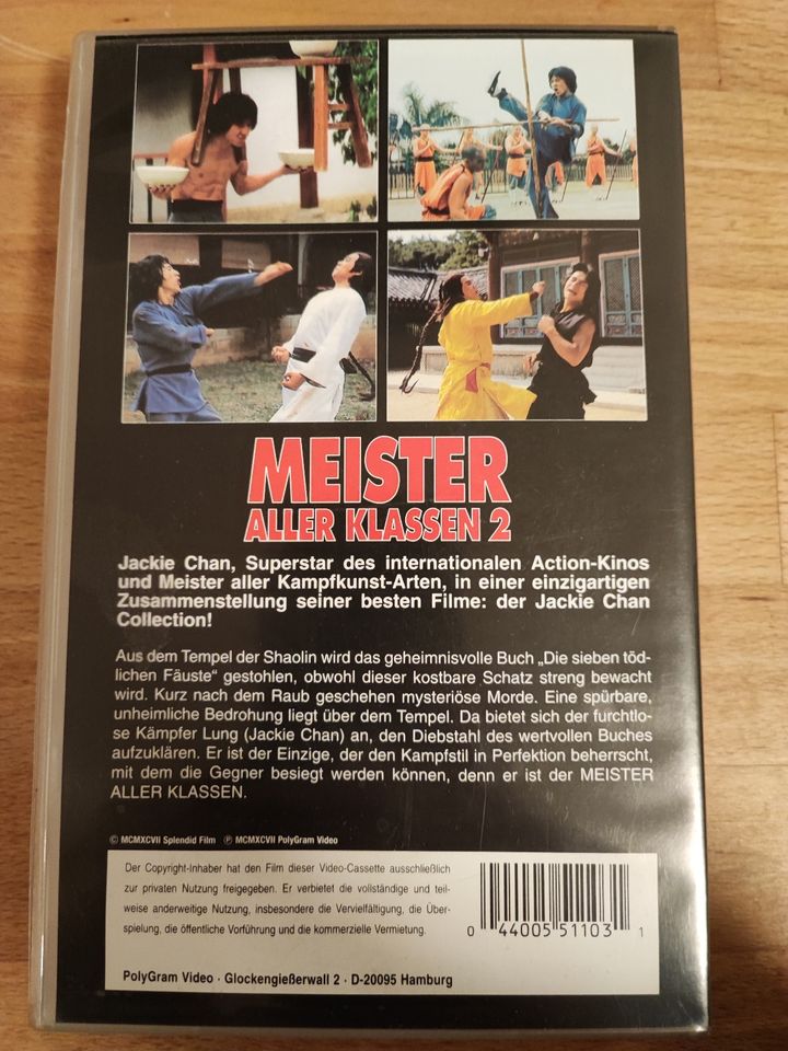 VHS - Jacky Chan - Meister aller Klassen 2 in Stuttgart